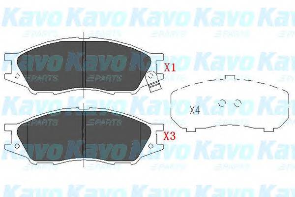 KAVO PARTS KBP-6577 Комплект тормозных колодок... KAVO PARTS KBP-6577 Комплект тормозных колодок...