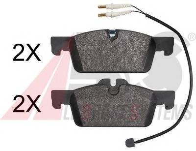 A.B.S. 37888 Комплект гальмівних колодо...