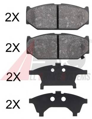 A.B.S. 37919 Комплект тормозных колодок... A.B.S. 37919 Комплект тормозных колодок...