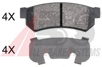 A.B.S. 37991 Комплект тормозных колодок