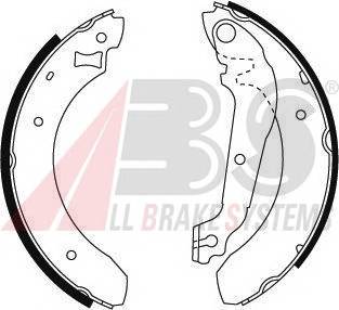 A.B.S. 8705 Комплект гальмівних колодо...
