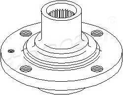 TOPRAN 103 478 Ступица колеса
