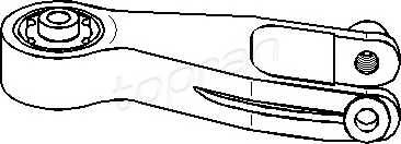 TOPRAN 206 154 Подвеска, ступенчатая коро