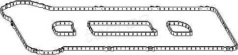 TOPRAN 302 272 Прокладка, крышка головки ц