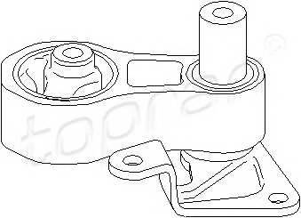 TOPRAN 302 762 Подвеска, ступенчатая коро