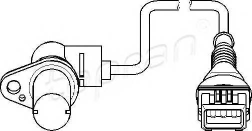 TOPRAN 501 441 Датчик частоты вращения, уп