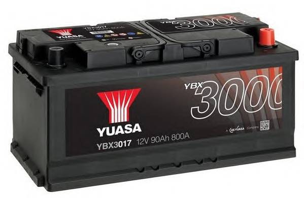 YUASA YBX3017 AKUMULATOR 90AH/800A P YUASA PROFESSIONAL YUASA YBX3017 AKUMULATOR 90AH/800A P YUASA PROFESSIONAL