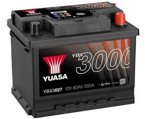 YUASA YBX3027 AKUMULATOR 60AH/550A P YUASA PROFESSIONAL