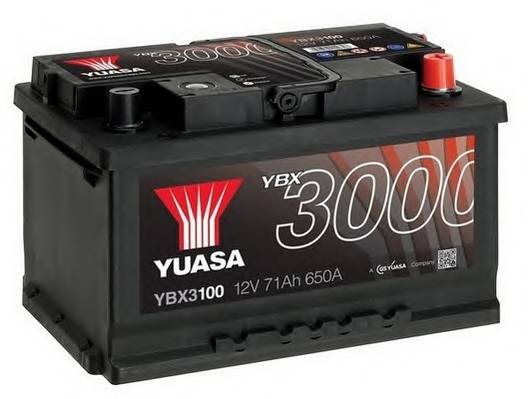 YUASA YBX3100 AKUMULATOR 71AH/650A P YUASA PROFESSIONAL
