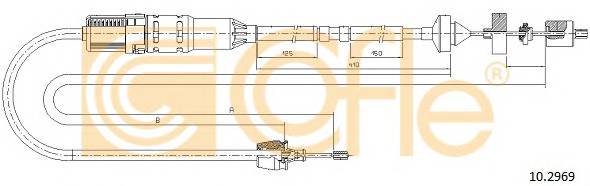 COFLE 10.2969 Трос зчеплення COFLE 10.2969 Трос зчеплення
