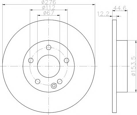 TEXTAR 92131803 Гальмівний диск TEXTAR 92131803 Гальмівний диск