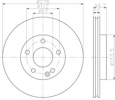 TEXTAR 92131903 Тормозной диск