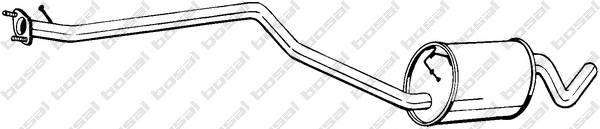 BOSAL 290-089 Средний глушитель выхлопны