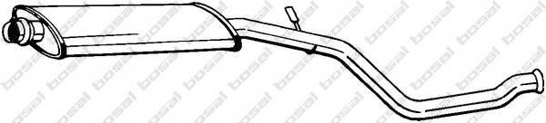BOSAL 281-609 Средний глушитель выхлопны