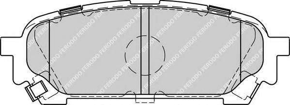 FERODO FDB1861 Комплект тормозных колодок