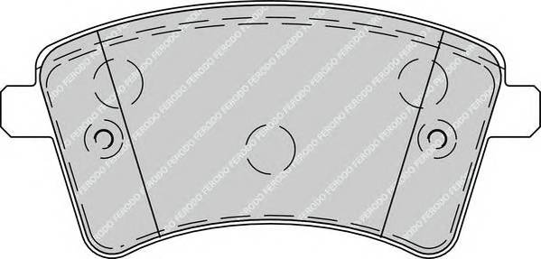 FERODO FDB4256 Комплект тормозных колодок...