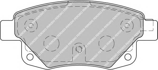 FERODO FVR1930 Комплект тормозных колодок...