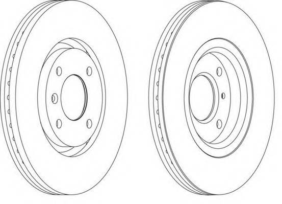 FERODO DDF1152 Гальмівний диск (ціна за 2шт...