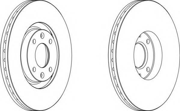 FERODO DDF1442 Диск гальмівний