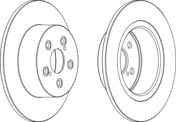 FERODO DDF1556 Тормозной диск
