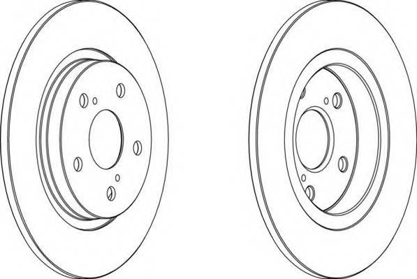 FERODO DDF1755 Гальмівний диск (ціна за 2шт