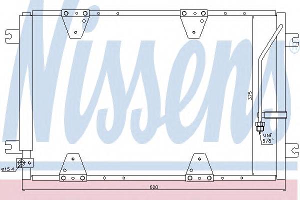 NISSENS 940174 Конденсатор, кондиционер