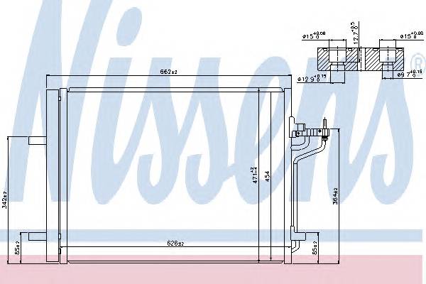 NISSENS 940183 Конденсатор, кондиционер