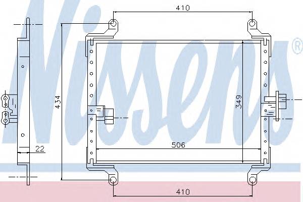 NISSENS 94700 Конденсатор, кондиционер