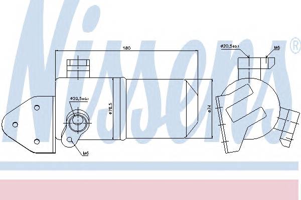 NISSENS 95433 Осушитель, кондиционер