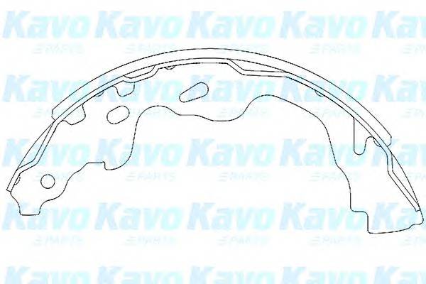 KAVO PARTS KBS-9905 Комплект гальмівних колодо... KAVO PARTS KBS-9905 Комплект гальмівних колодо...
