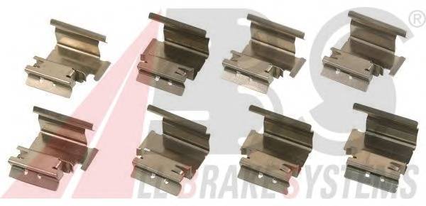 A.B.S. 1218Q Комплектующие, колодки дис...