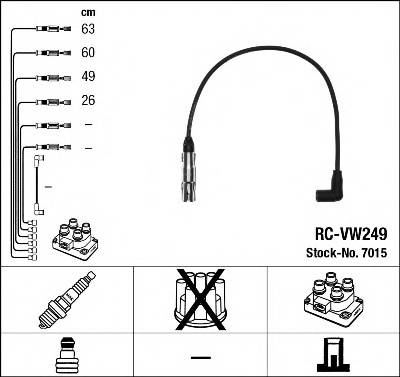 NGK 7015 Комплект проводов зажигани
