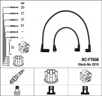NGK 8210 Комплект проводов зажигани
