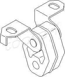 TOPRAN 108 730 Кронштейн, глушитель