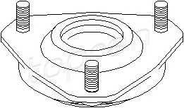 TOPRAN 302 239 Опора стойки амортизатора