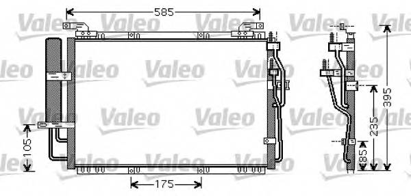 VALEO 818075 Конденсатор, кондиционер