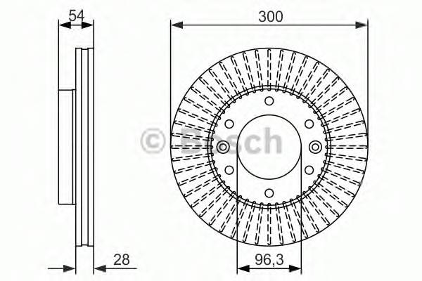 BOSCH 0 986 479 693 Тормозной диск BOSCH 0 986 479 693 Тормозной диск