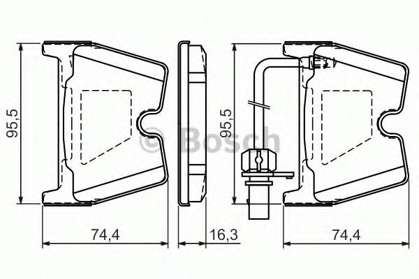 BOSCH 0 986 494 216 Комплект тормозных колодок... BOSCH 0 986 494 216 Комплект тормозных колодок...