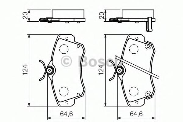 BOSCH 0 986 494 029 Комплект тормозных колодок... BOSCH 0 986 494 029 Комплект тормозных колодок...