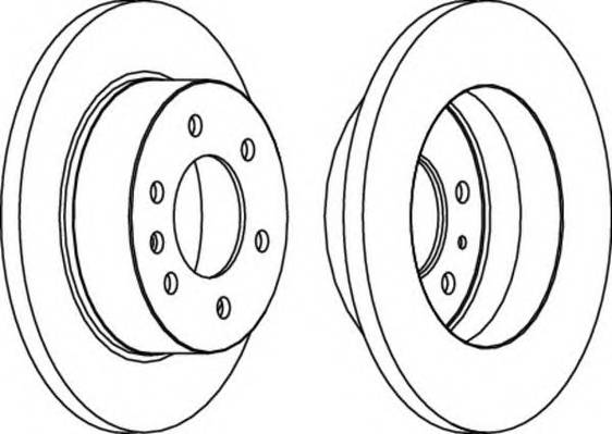 FERODO FCR311A Тормозной диск