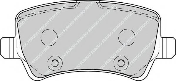 FERODO FDB4237 Комплект тормозных колодок