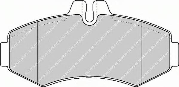 FERODO FVR1304 Комплект тормозных колодок...