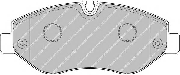 FERODO FVR1778 Комплект тормозных колодок...