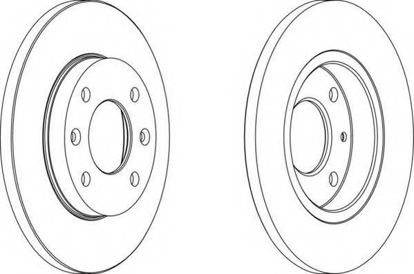 FERODO DDF995 Диск гальмівний