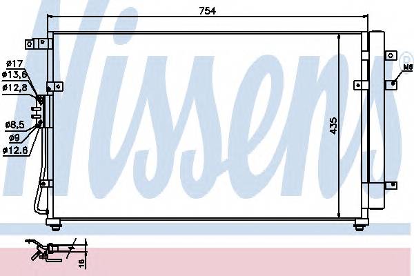NISSENS 940269 Конденсатор, кондиционер