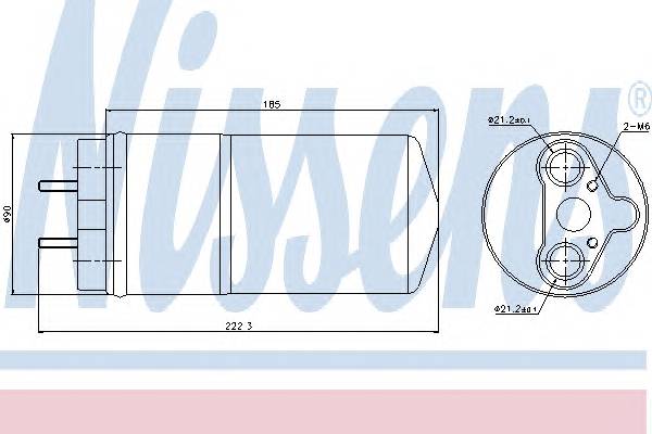 NISSENS 95462 Осушитель, кондиционер
