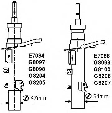 MONROE G8204 Амортизатор MONROE G8204 Амортизатор
