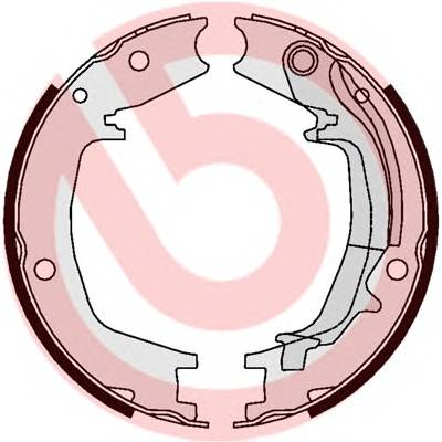 BREMBO S 30 527 Комплект гальмівних колодо... BREMBO S 30 527 Комплект гальмівних колодо...