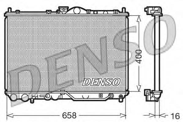 DENSO DRM45011 Радиатор, охлаждение двига