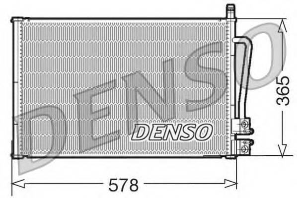 DENSO DCN10008 Конденсатор, кондиционер DENSO DCN10008 Конденсатор, кондиционер